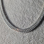 Cadena Doble Grumet de Plata • 67 cm largo • 5,5 mm ancho