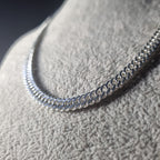 Cadena Doble Grumet de Plata • 67 cm largo • 5,5 mm ancho