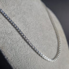 Cadena Veneciana de Plata • 67 cm largo • 2 mm ancho