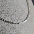 Cadena Veneciana de Plata • 67 cm largo • 2 mm ancho