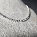 Cadena Veneciana de Plata • 67 cm largo • 2 mm ancho