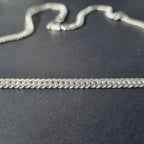 Cadena Doble Grumet de Plata • 67 cm largo • 5,5 mm ancho