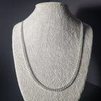 Cadena Grumet de Plata • 69 cm largo • 4 mm ancho