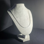 Cadena Grumet de Plata • 69 cm largo • 4 mm ancho