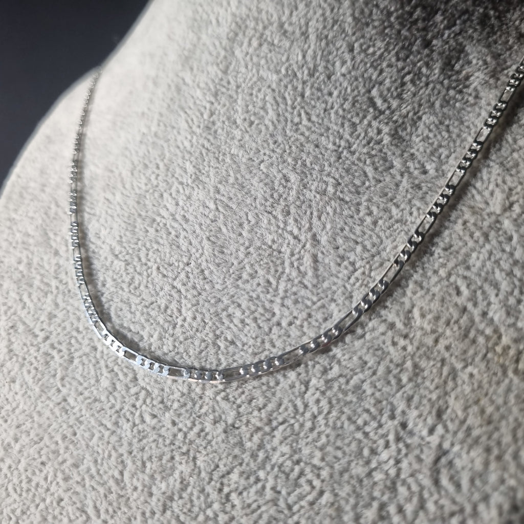 Cadena Cartier de Plata • 56 cm largo • 2,5 mm ancho