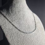 Cadena Cartier de Plata • 56 cm largo • 2,5 mm ancho