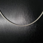 Cadena Grumet de Plata • 60 cm largo • 2 mm ancho