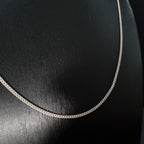 Cadena Grumet de Plata • 60 cm largo • 2 mm ancho