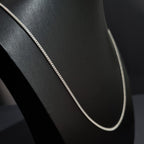 Cadena Grumet de Plata • 60 cm largo • 2 mm ancho