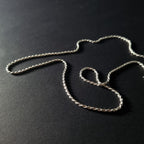 Cadena Tourbillon de Plata • 50 cm largo • 2 mm ancho