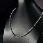 Cadena Rolon de Plata • 60 cm largo • 4 mm ancho