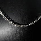 Cadena Rolon de Plata • 60 cm largo • 4 mm ancho