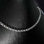 Cadena Rolon de Plata • 60 cm largo • 4 mm ancho