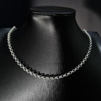 Cadena Rolon de Plata • 60 cm largo • 4 mm ancho