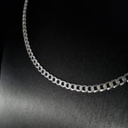 Cadena Grumet de Plata • 45 cm largo • 5 mm ancho