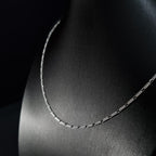 Cadena Cartier de Plata • 60 cm largo • 2 mm ancho