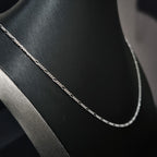 Cadena Cartier de Plata • 60 cm largo • 2 mm ancho