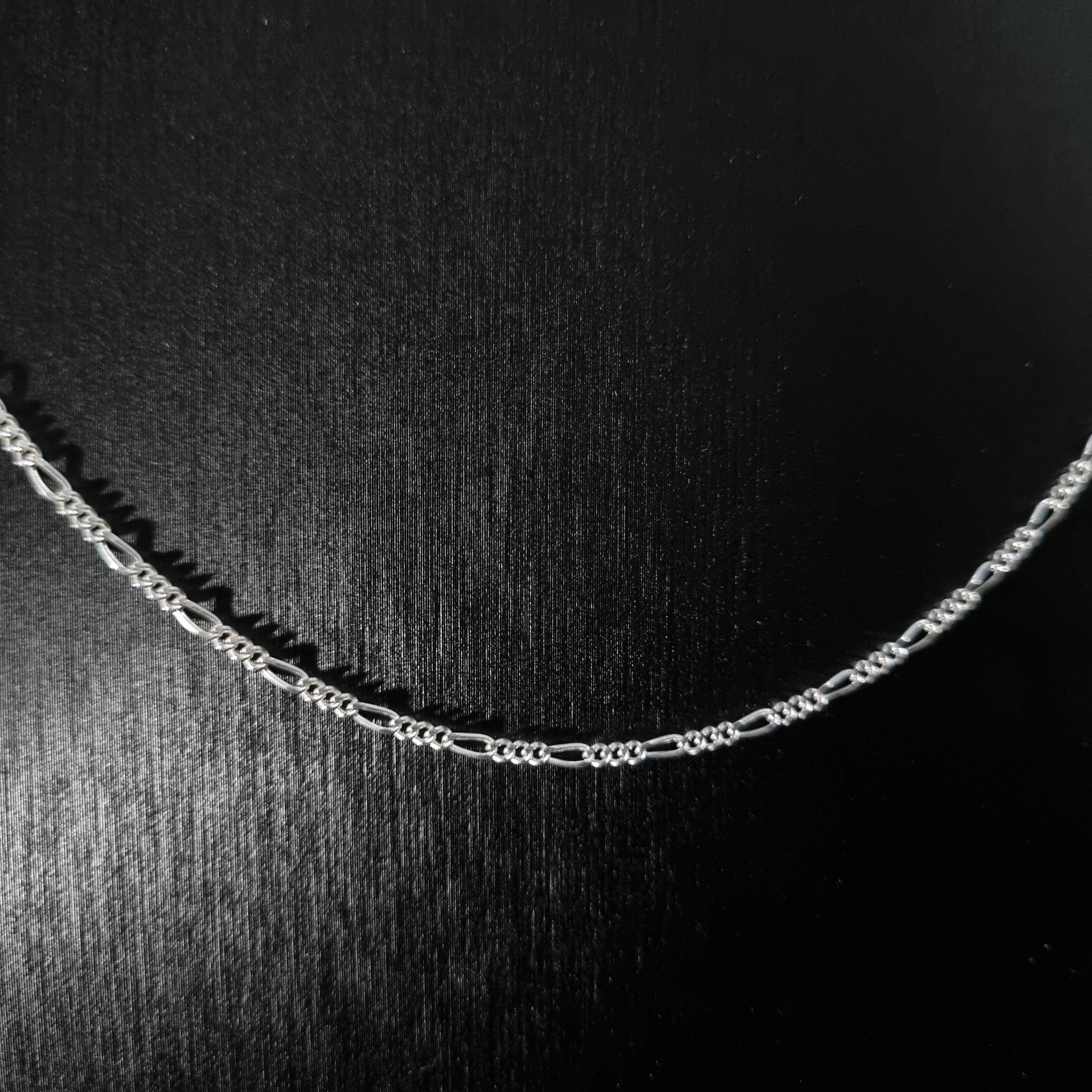 Cadena Cartier de Plata • 60 cm largo • 2 mm ancho