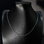 Cadena Veneciana de Plata • 50 cm largo • 0,5 mm ancho