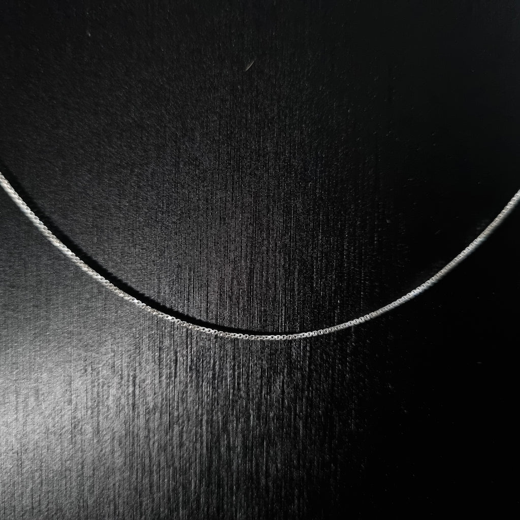 Cadena Veneciana de Plata • 50 cm largo • 0,5 mm ancho
