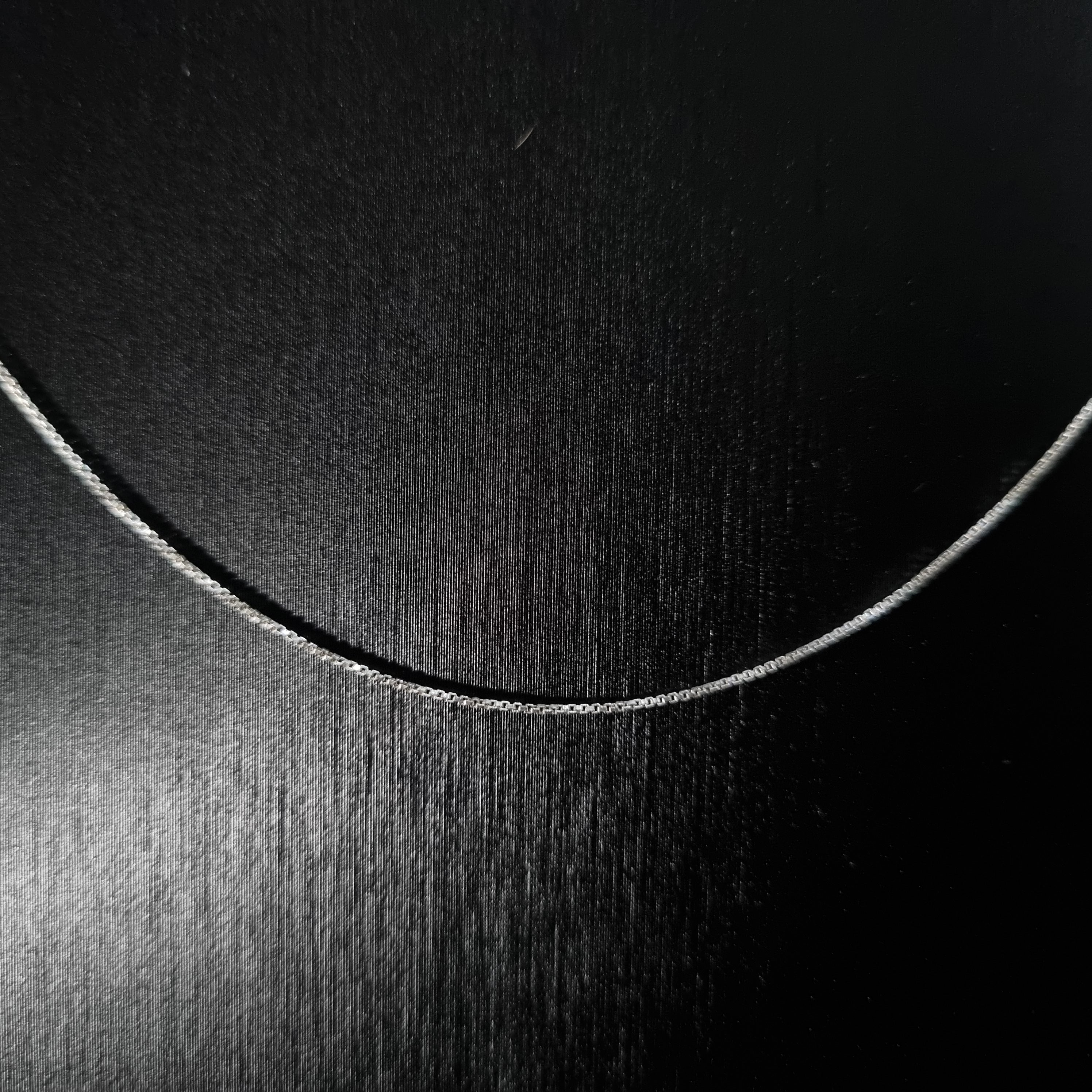 Cadena Veneciana de Plata • 50 cm largo • 0,5 mm ancho