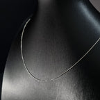 Cadena Veneciana de Plata • 50 cm largo • 0,5 mm ancho