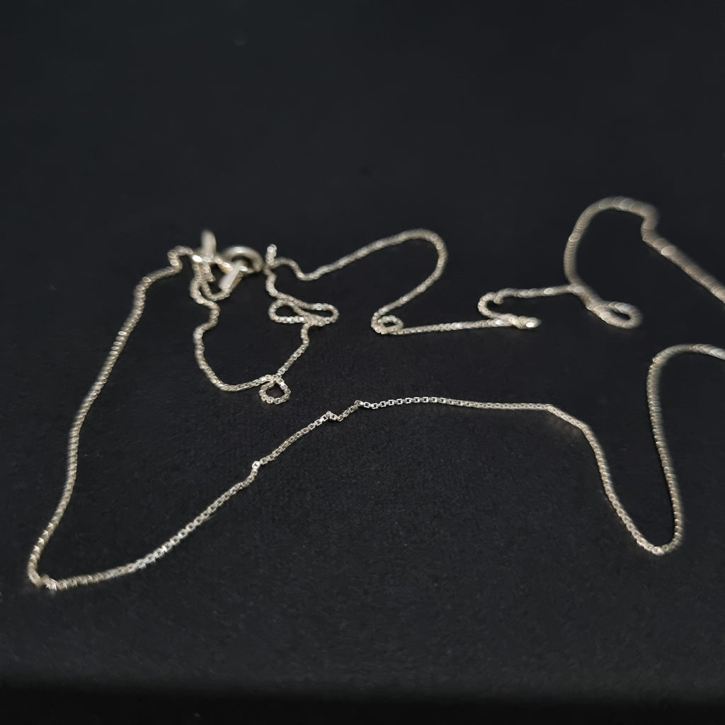 Cadena Veneciana de Plata • 50 cm largo • 0,5 mm ancho