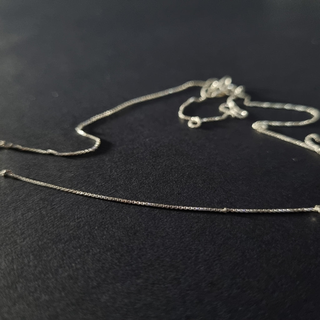 Cadena Veneciana de Plata • 50 cm largo • 0,5 mm ancho