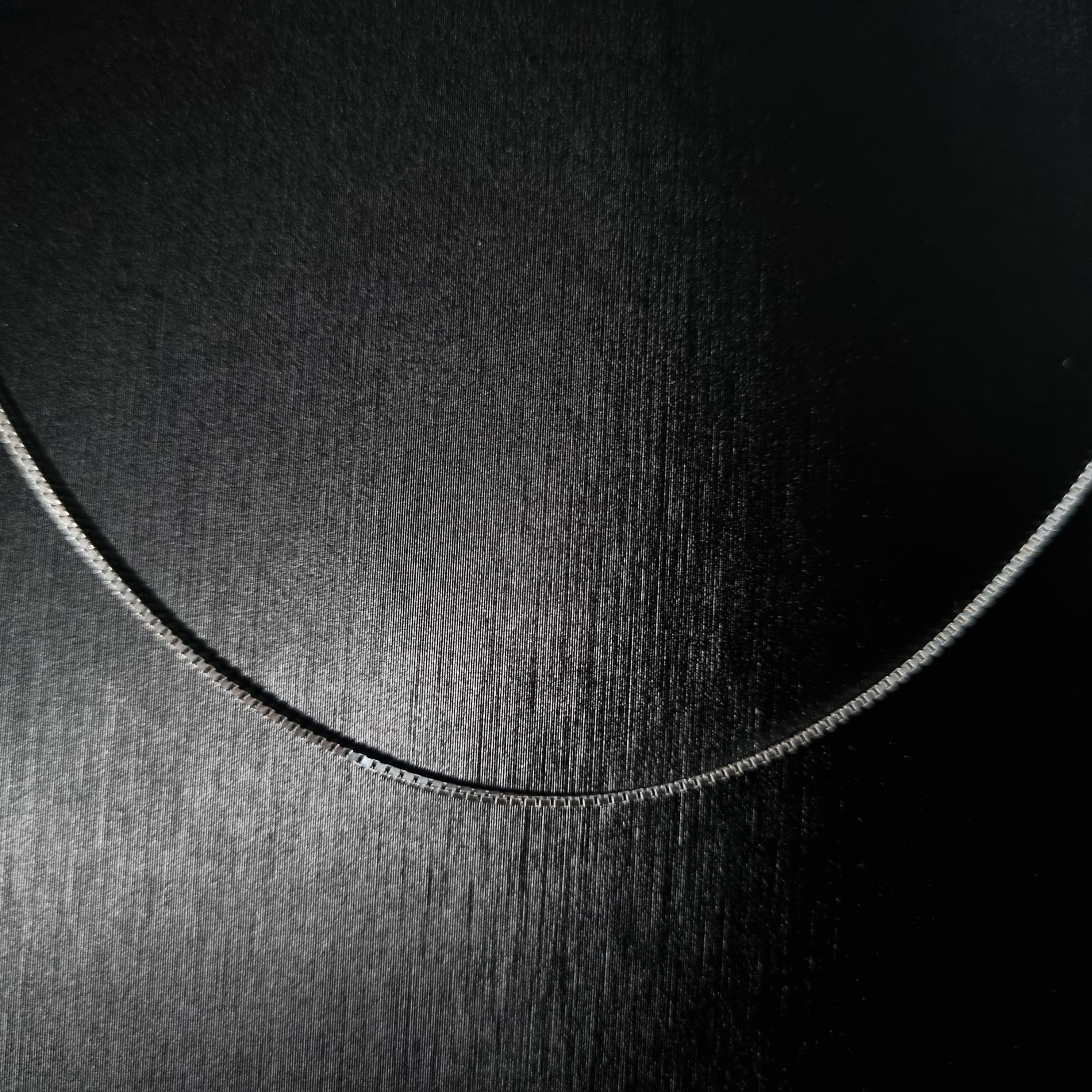 Cadena Veneciana de Plata • 50 cm largo • 1 mm ancho