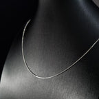 Cadena Veneciana de Plata • 50 cm largo • 1 mm ancho