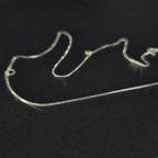 Cadena Veneciana de Plata • 50 cm largo • 1 mm ancho