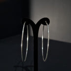 Aros Argollas de Plata • 6,5 cm diametro • 1,5 mm ancho