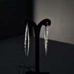 Aros Argolla Trenzada de Plata • 5,5 cm diametro • 2 mm ancho